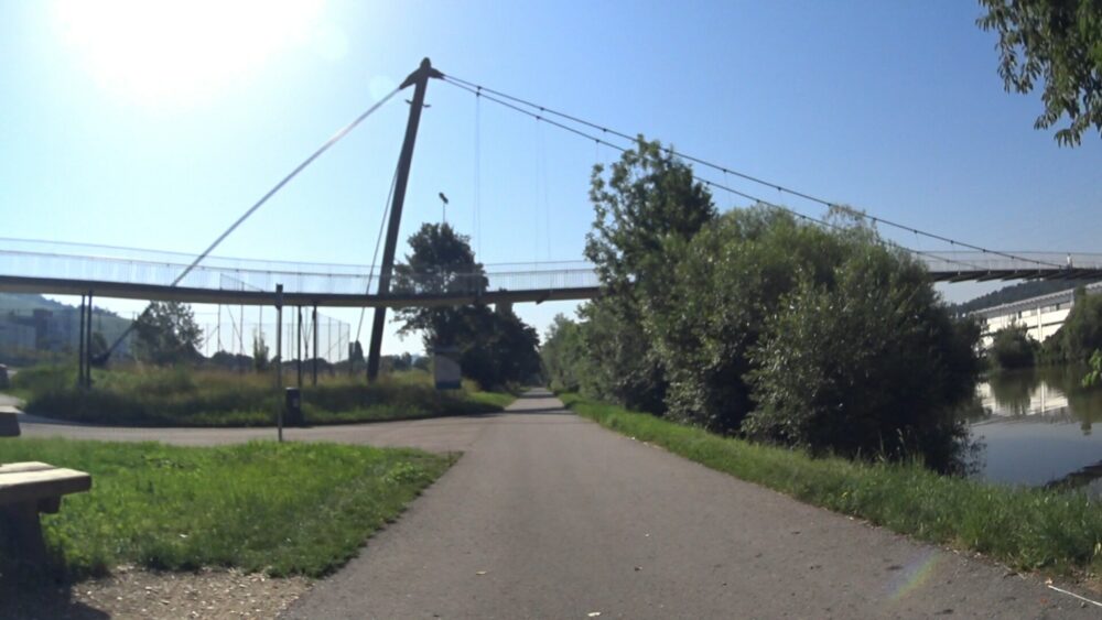 Neckartalradweg bei Mettingen
